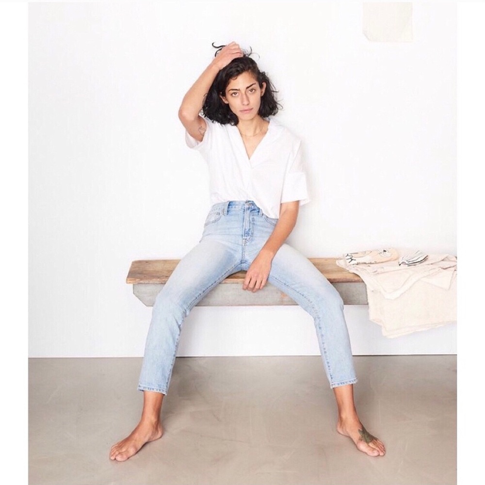 Madewell Curvy Perfect Vintage in Fitzgerald Wash